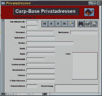 Carp-Base Classic - Adressverwaltung